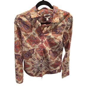 J. CREW Paisely Shirt
